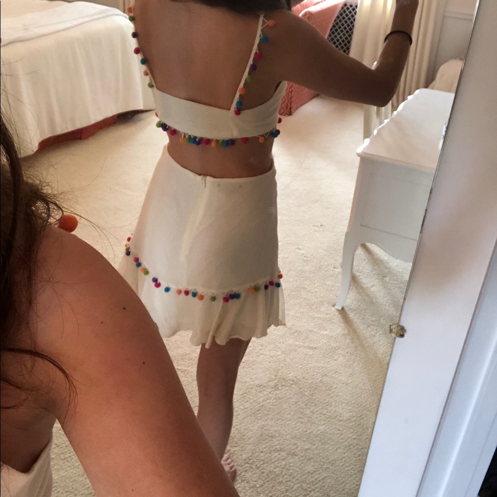 MAJORELLE Capsize Dress in Ivory - Picture 4 of 5